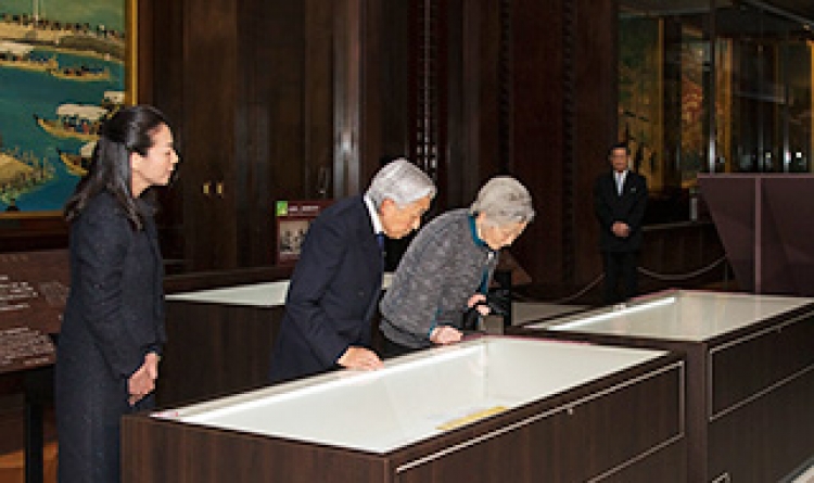 明治維新百五十年記念特別展 聖徳記念絵画館に行幸啓