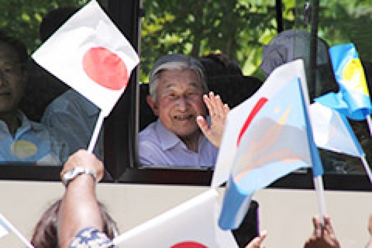 戦後七十年にあたり、天皇皇后両陛下 パラオ行幸啓