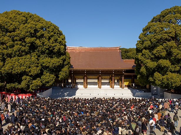 -Several million people visit Meiji Jingu as their first shrine visit of the year.