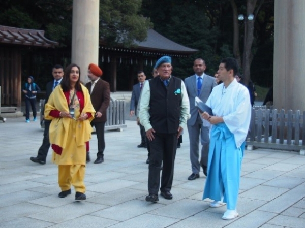インド陸軍参謀長一行