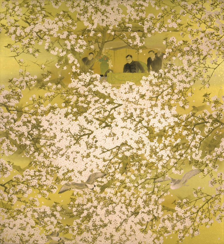 壁画のたのしみ方　「徳川邸行幸」